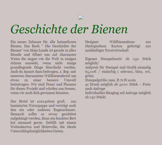 Weltbienentag – Ein Tag, der uns sehr am Herzen liegt!