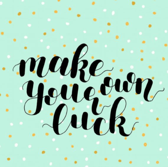 Das Glück in die Hand nehmen!!!