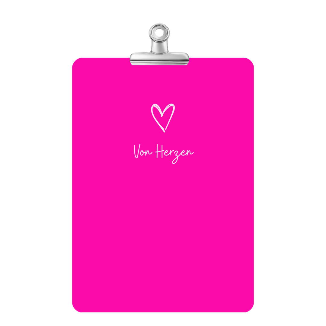 Kartenset für dich pink mit Herz