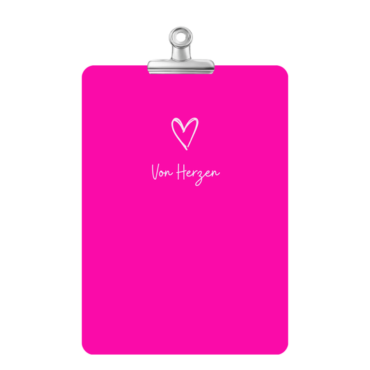 Kartenset für dich pink mit Herz