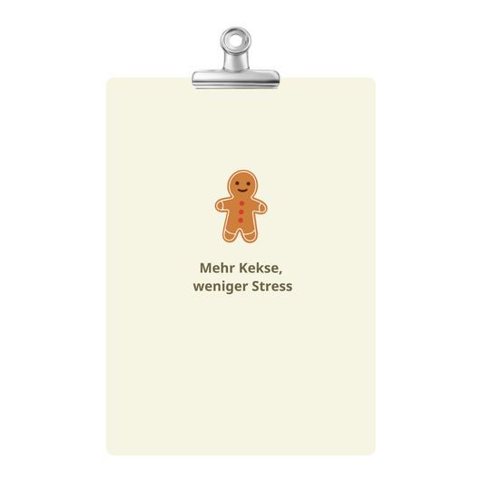 Kartenset mehr Kekse, weniger Stress