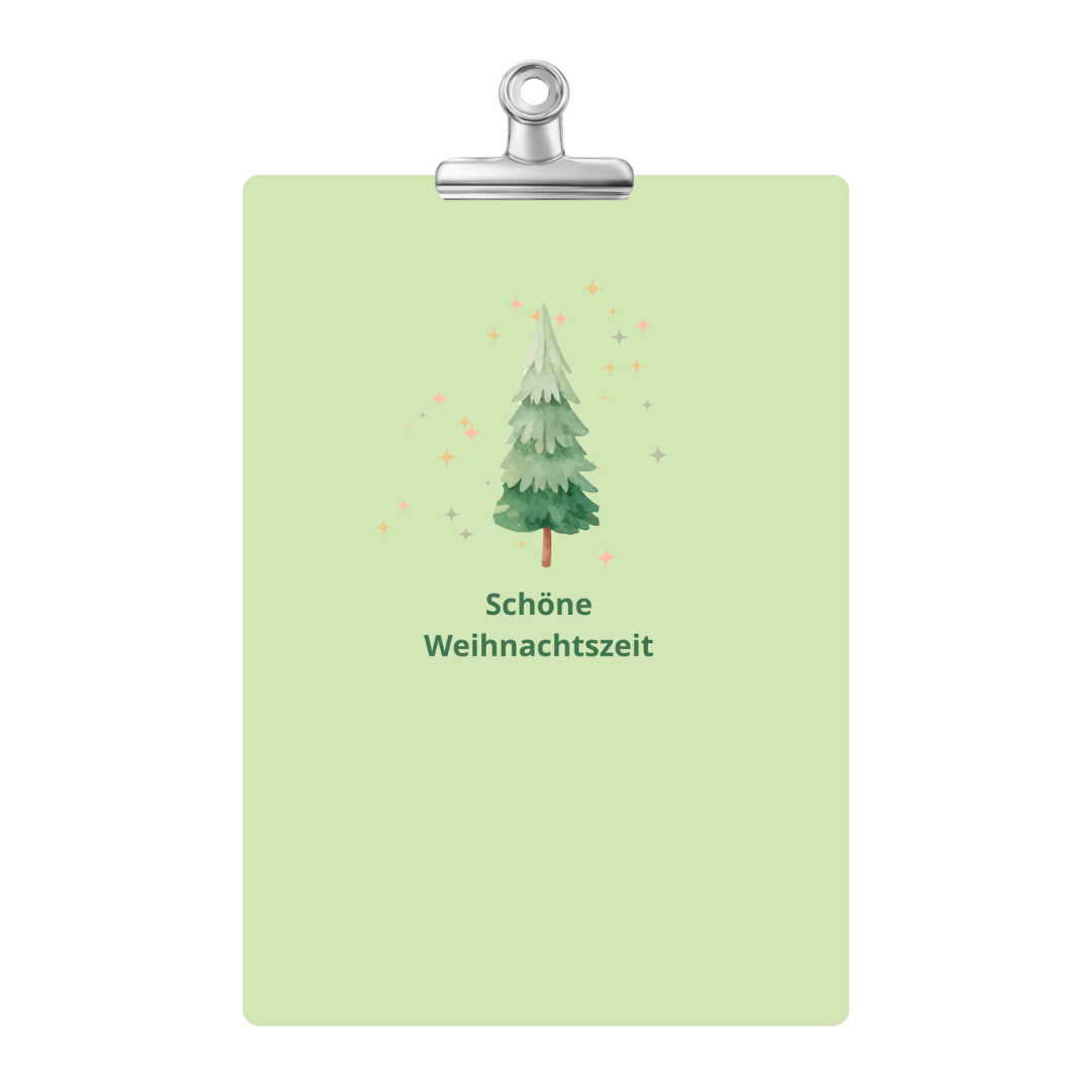 Kartenset schöne Weihnachtszeit mit Tanne