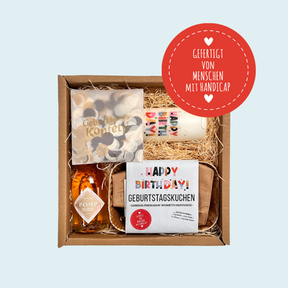 Happy Birthday Geschenk Box für Freunde und Mitarbeiter