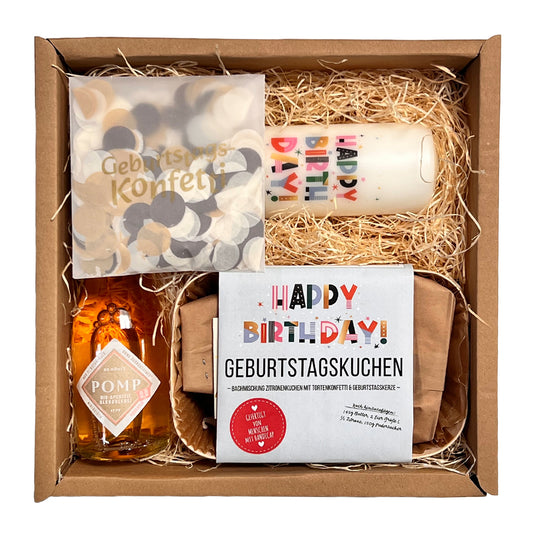 Happy Birthday Geschenk Box für Freunde und Mitarbeiter