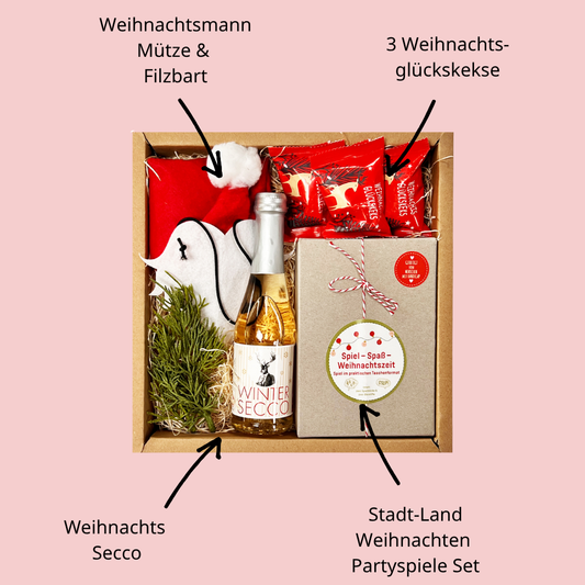 Weihnachtsfeier to go Geschenk Box