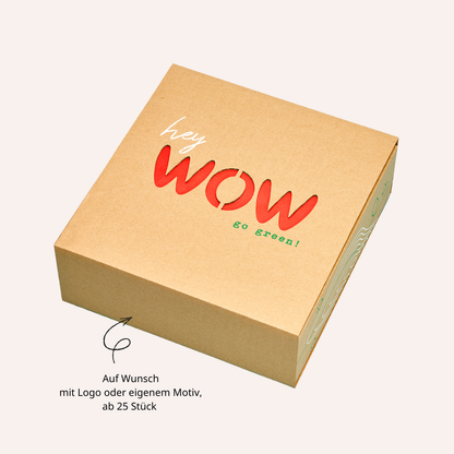 Adventskalender Geschenk Box mit 24 weihnachtlichen Glückskeksen