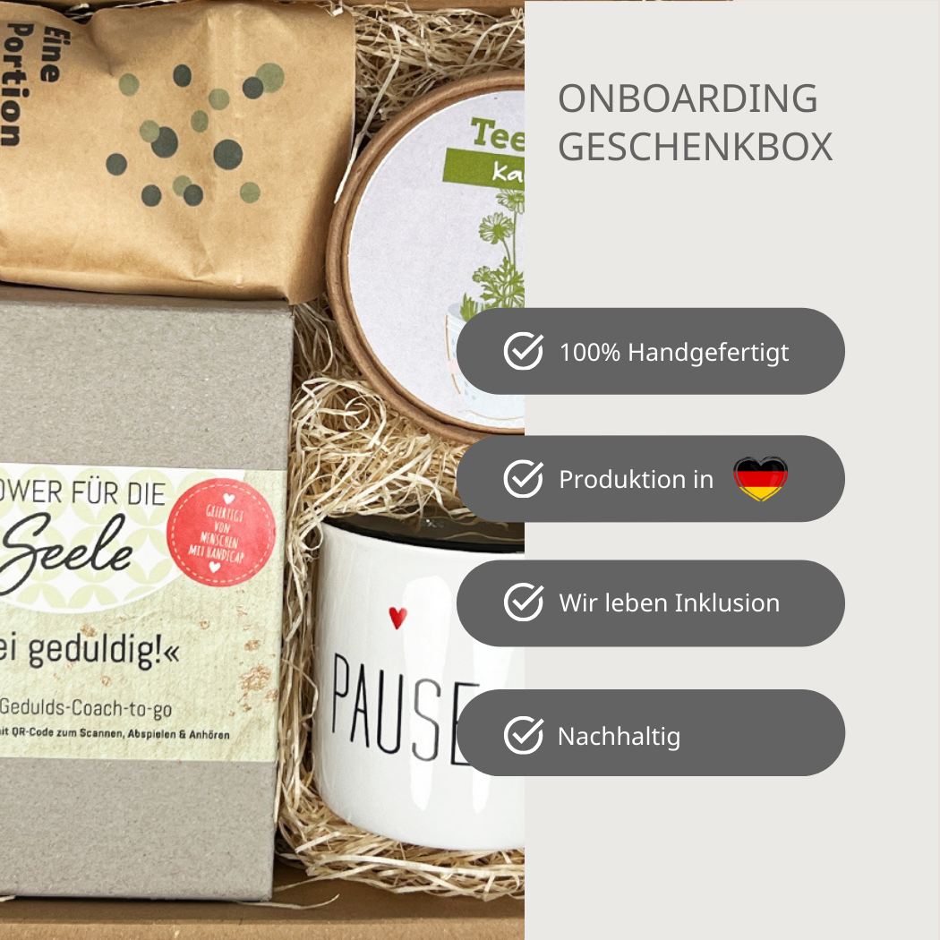Onboarding Box für neue Mitarbeiter