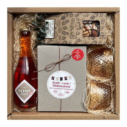 Mädelsabend Cheers Geschenk Box