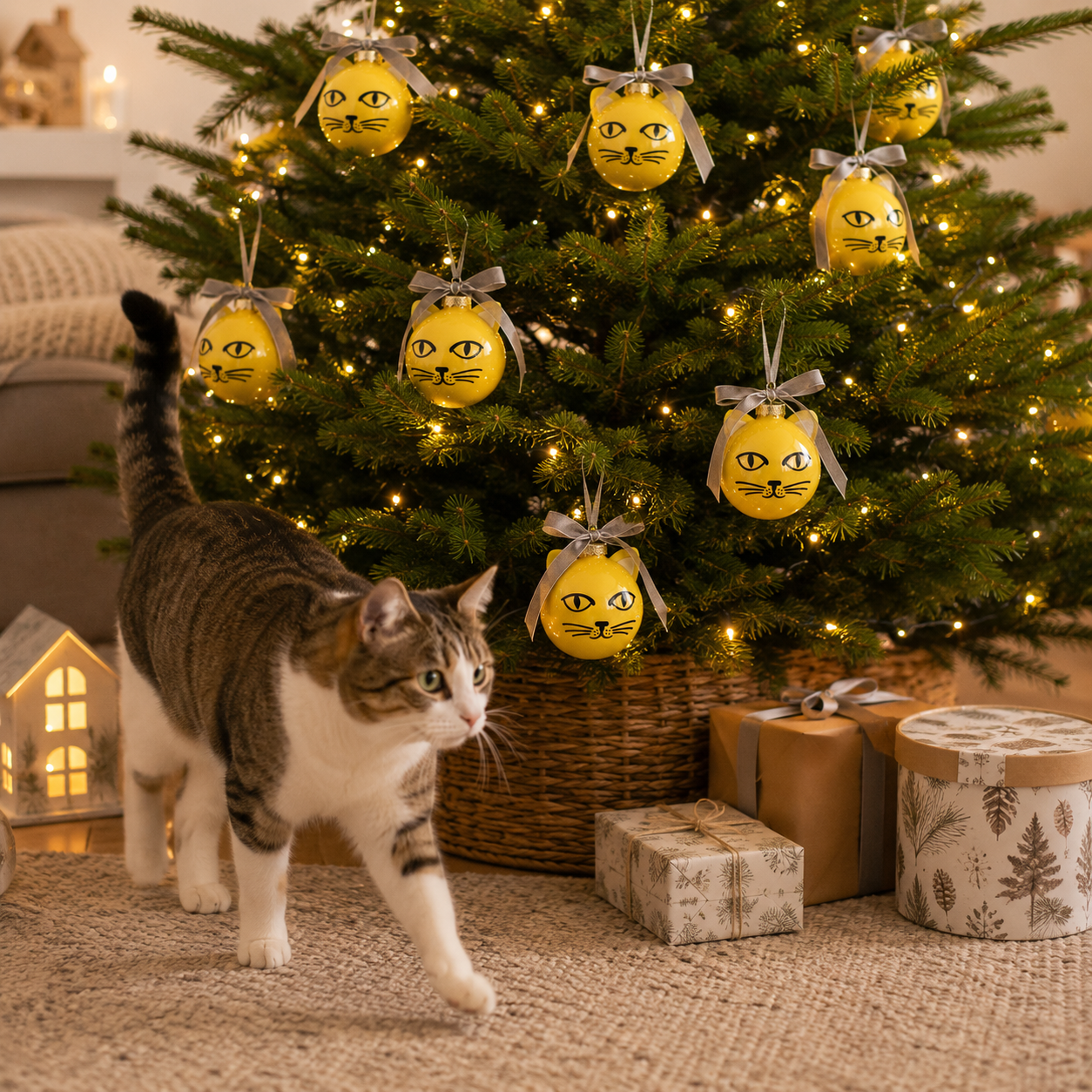 Katzenweihnacht Geschenkbox – Weihnachtzauber für Katzenliebhaber