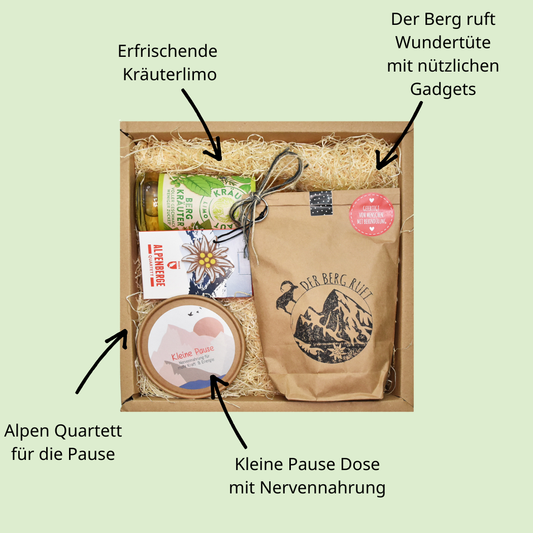 Wandergeschenk-  Der Berg ruft Geschenkbox