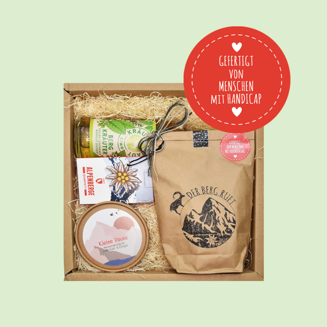 Wandergeschenk-  Der Berg ruft Geschenkbox