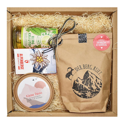 Wandergeschenk-  Der Berg ruft Geschenkbox