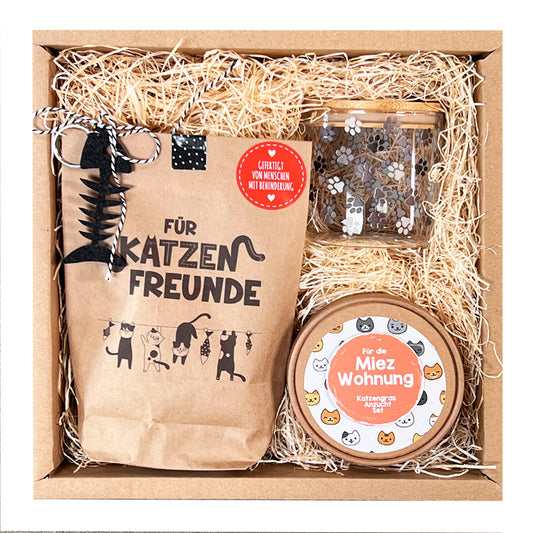 Katzenfreunde nachhaltige Geschenk Box