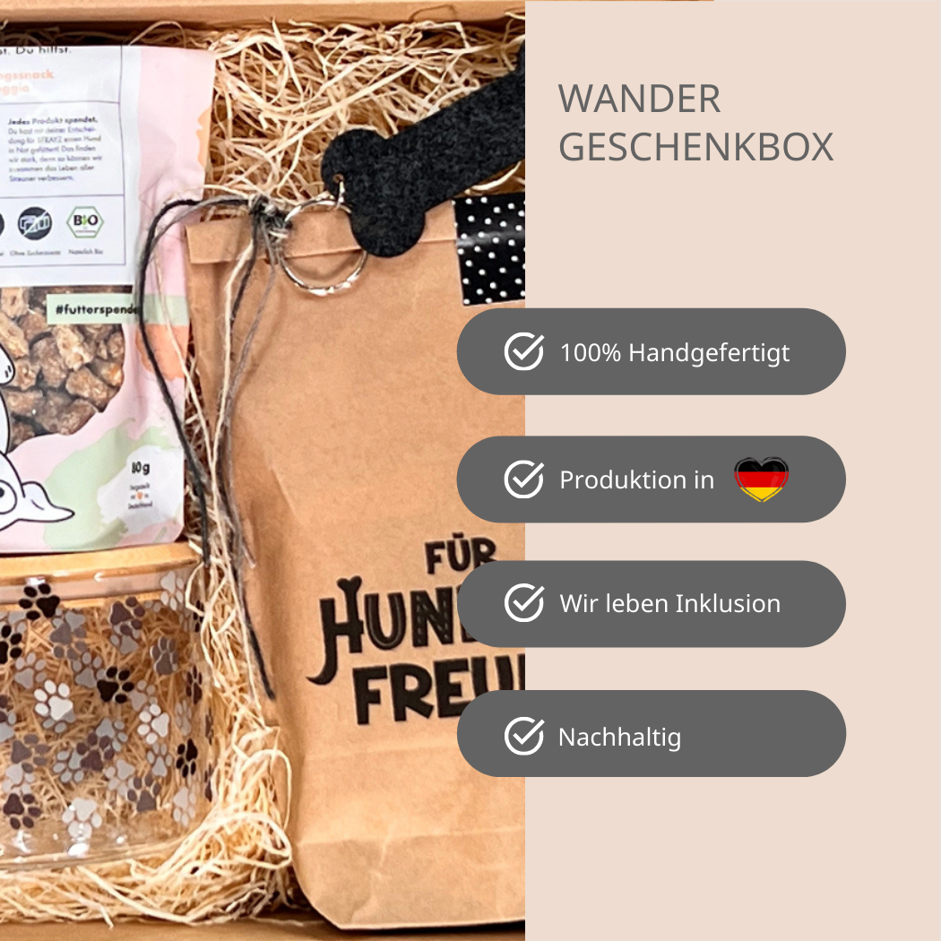 Hundefreunde Geschenkbox: Überraschung für Mensch und Tier