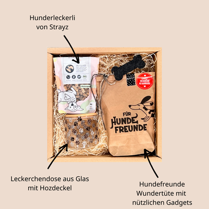 Hundefreunde Geschenkbox: Überraschung für Mensch und Tier