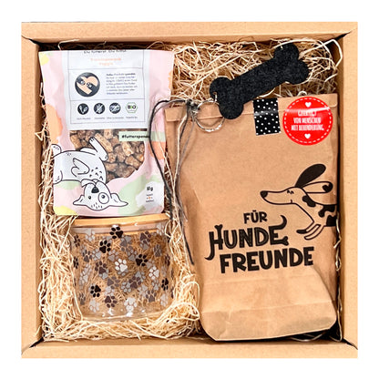 Hundefreunde Geschenkbox: Überraschung für Mensch und Tier