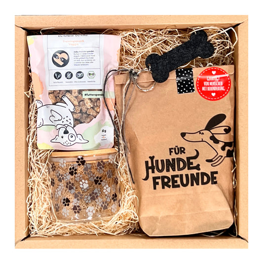 Hundefreunde Geschenkbox: Überraschung für Mensch und Tier