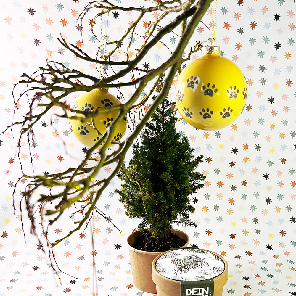 Hundekugeln für den Weihnachtsbaum
