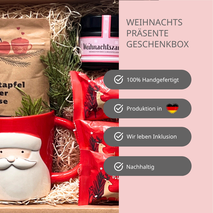 Weihnachtspräsent mit Weihnachtstasse