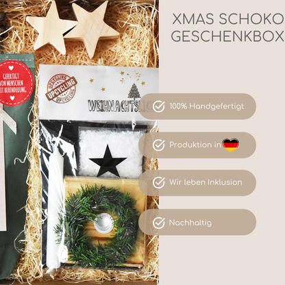 Weihnachtspräsent Box Rentier Schokolade
