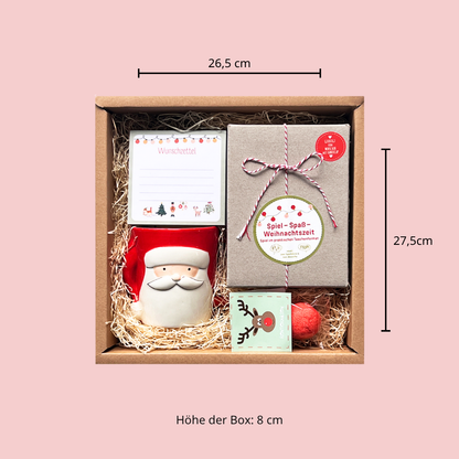 Weihnachtsüberraschung Geschenkbox frohe Weihnachten