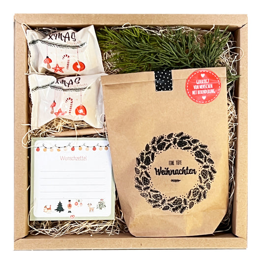 Weihnachtsüberraschung Geschenkbox frohe Weihnachten