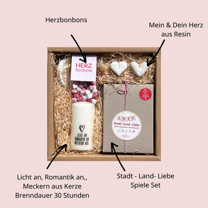 Geschenkbox voller Liebe Liebesgeschenke für Herzensmenschen