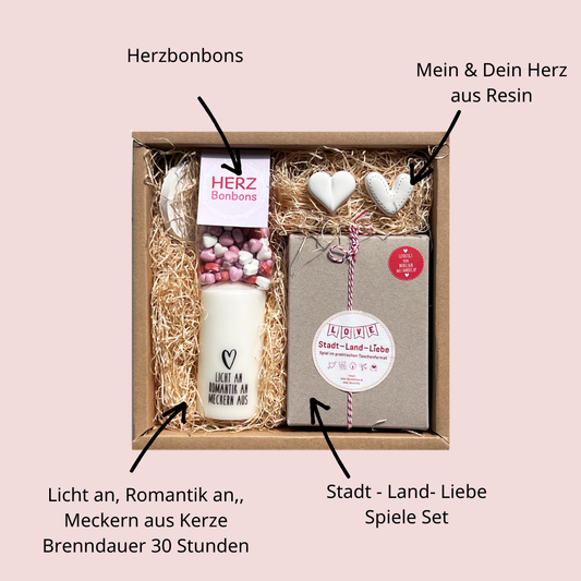 Geschenkbox voller Liebe Liebesgeschenke für Herzensmenschen