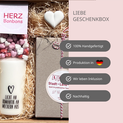 Geschenkbox voller Liebe Liebesgeschenke für Herzensmenschen