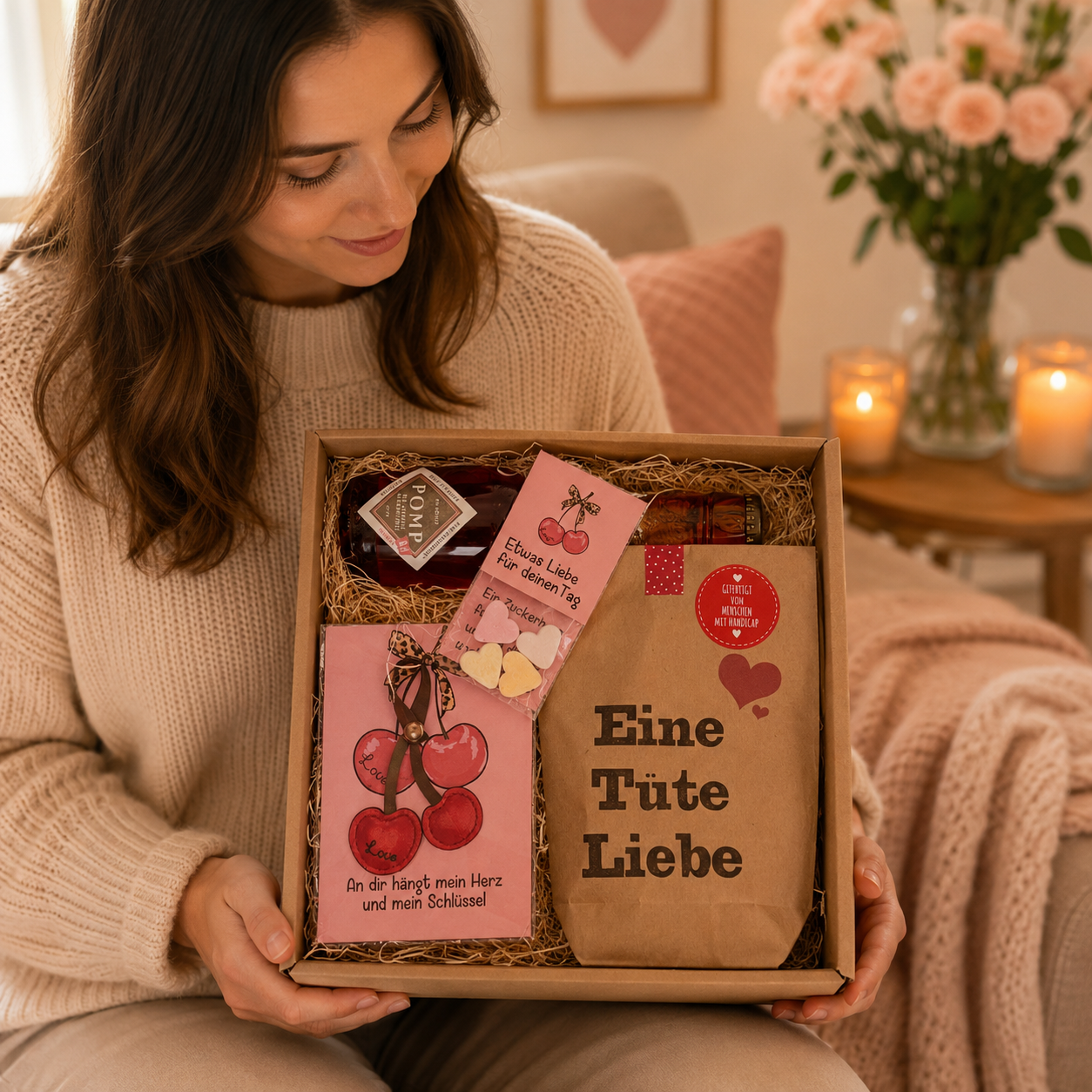 Geschenkbox voller Liebe Liebesgeschenke für Herzensmenschen