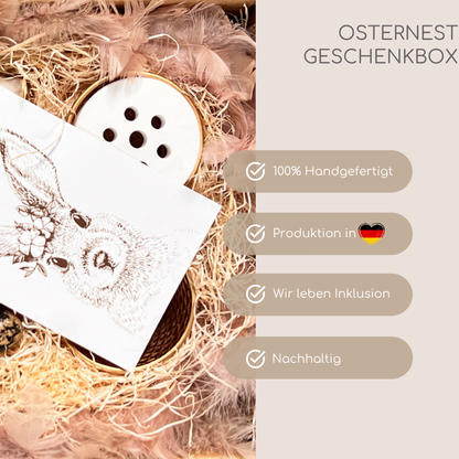 Osternest Geschenkbox für eine zauberhafte Osterdekoration