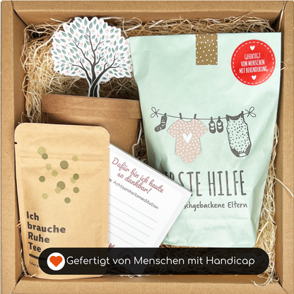 Geschenkbox für werdende Eltern