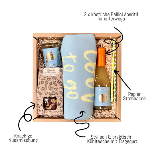 Sommerabend Geschenkbox mit Kühltasche