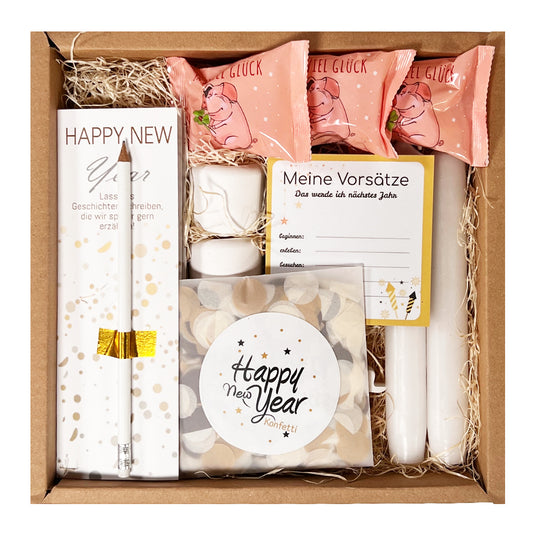 Silvester Tischdeko Box