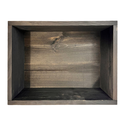 Holzbox von oben ohne Deckel