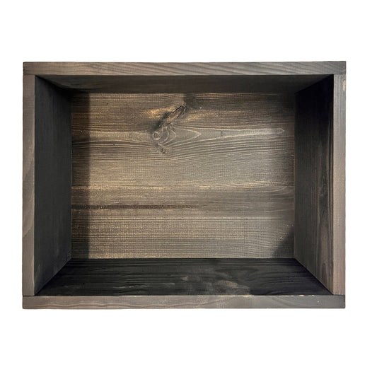 Holzbox von oben ohne Deckel
