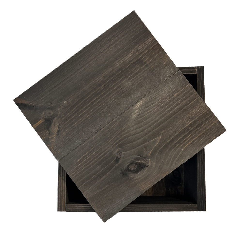 Geschenkbox mit Deckel aus Holz
