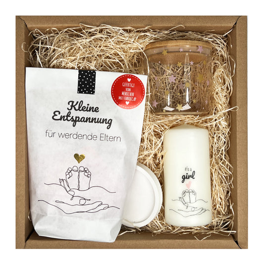 Geschenkbox zur Geburt Mädchen