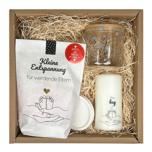 Geschenkbox zur Geburt Junge