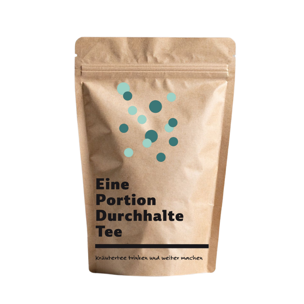 Eine Portion Durchhalte Tee