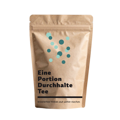 Eine Portion Durchhalte Tee