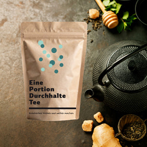 Eine Portion Durchhalte Tee