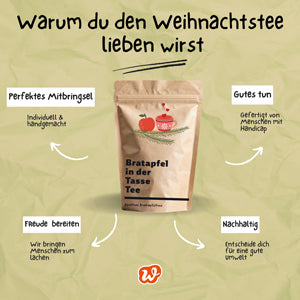 Bratapfel in der Tasse Tee - Deine süße Auszeit im Winter