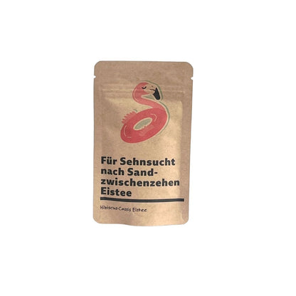 Für Sehnsucht nach Sand zwischen den Zehen Eistee