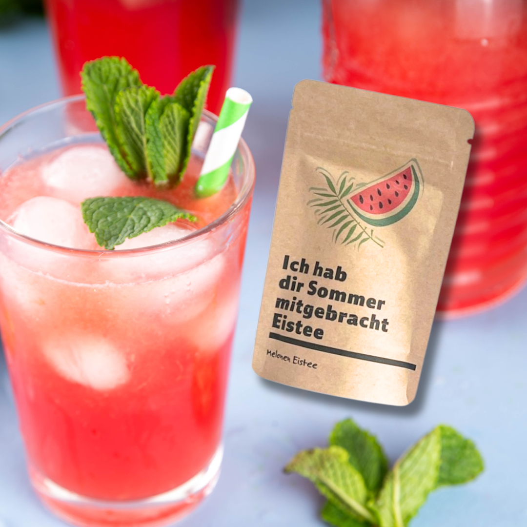 Ich hab dir Sommer mitgebracht Eistee - Mitbringsel Sommerparty