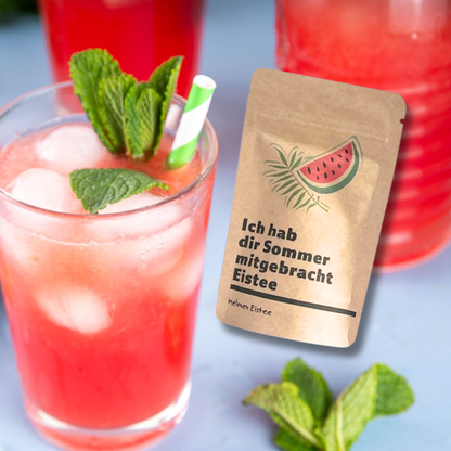 Ich hab dir Sommer mitgebracht Eistee - Mitbringsel Sommerparty