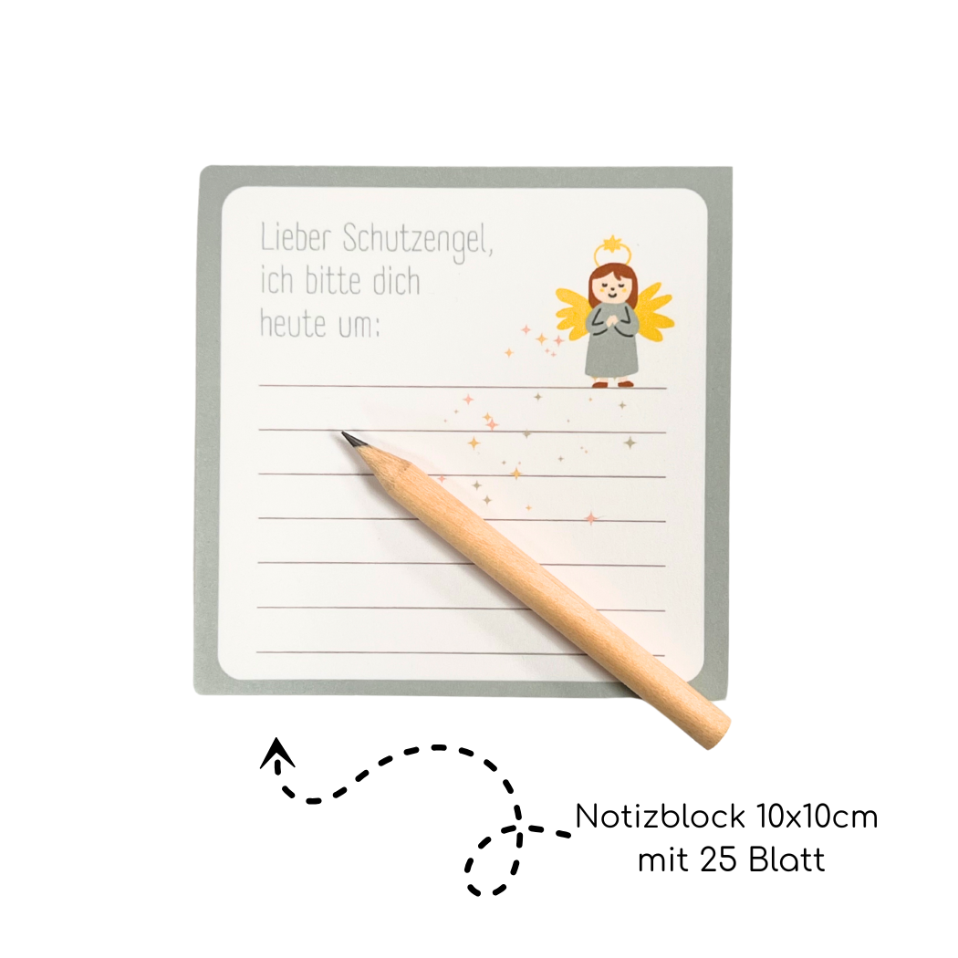 Schutzengel Block Set – Dein Platz für Wünsche