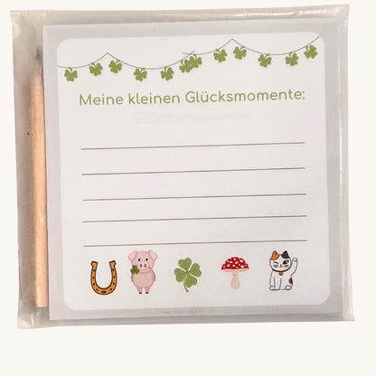 Glücksmomente Block Set - dein täglicher Gute-Laune-Speicher