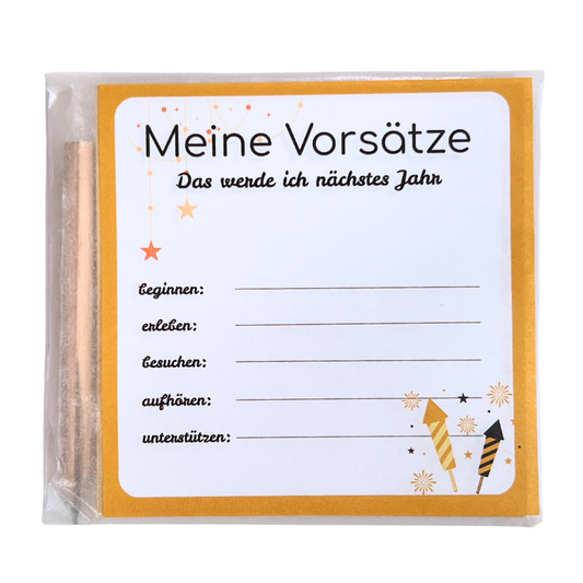 Meine Vorsätze Block Set – Dein Start in ein bewusstes Jahr