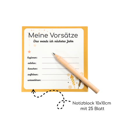 Meine Vorsätze Block Set – Dein Start in ein bewusstes Jahr
